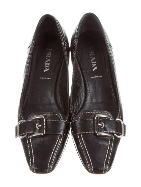 prada square toe flats|Women's Prada Flats .